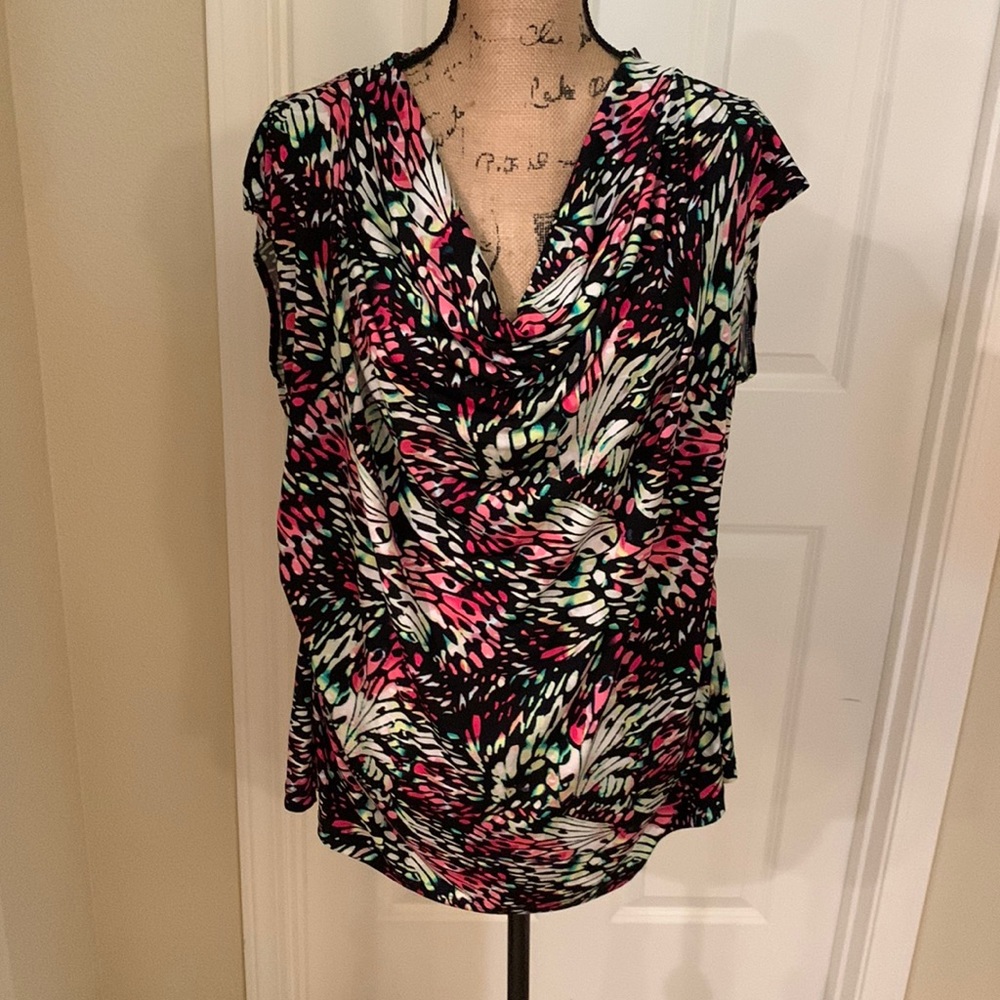 Women’s Cowl Drape Neck Sleeveless Top
